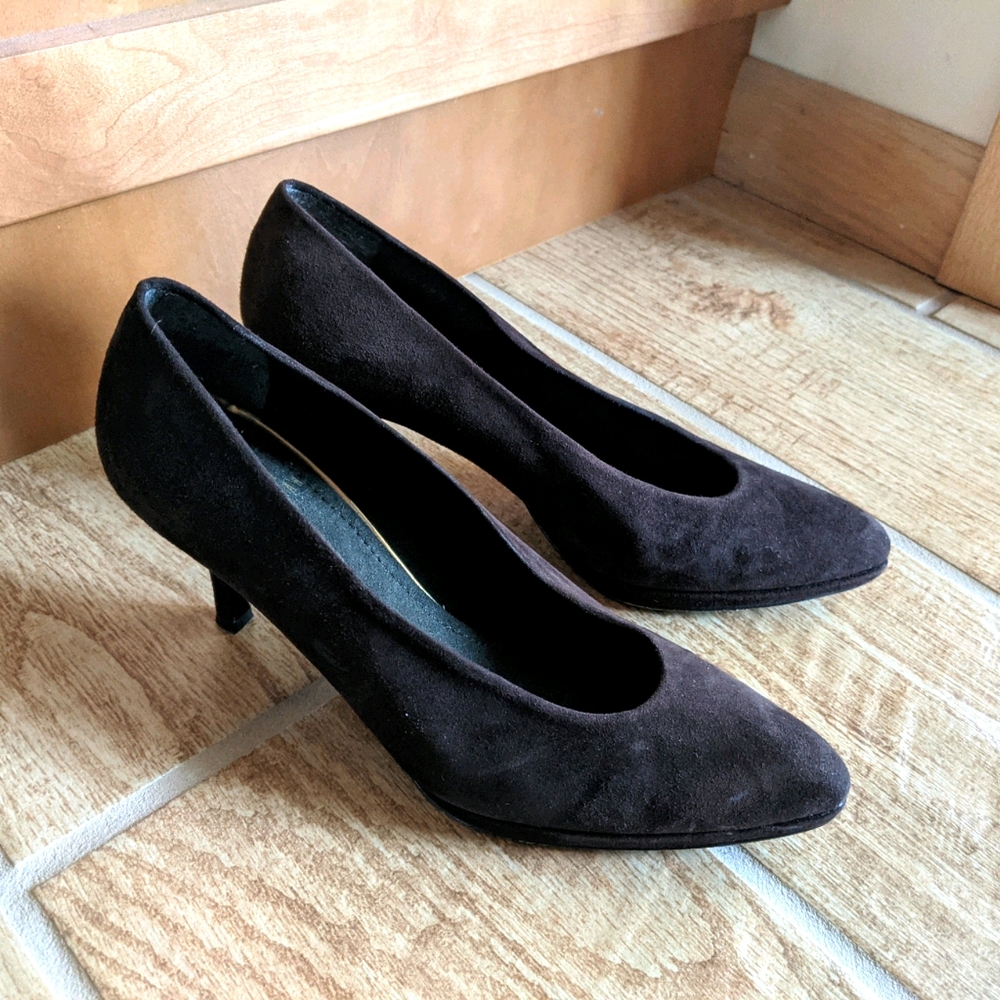 Stuart Weitzman suede high heels